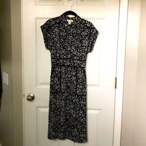Monteau flowered dress with pockets